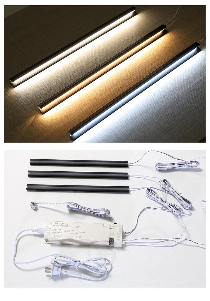 45-Degree Side-Emitting LED Cabinet Light Strip for Wardrobes, Wine Cabinets, Shoe Cabinets, and Display Cabinets