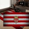 1PC As Monaco Crest Floor Mat for Living Room, Game Rooms, Office, Bedroom, Office Floor Mat Playful Design, Christmas fan gifts