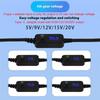 USB C To DC5.5x2.1mm Coiled Power Cable Cord Adjustable Voltages 5V 9V 12V 15V 20V for Fast Charging Devices Black