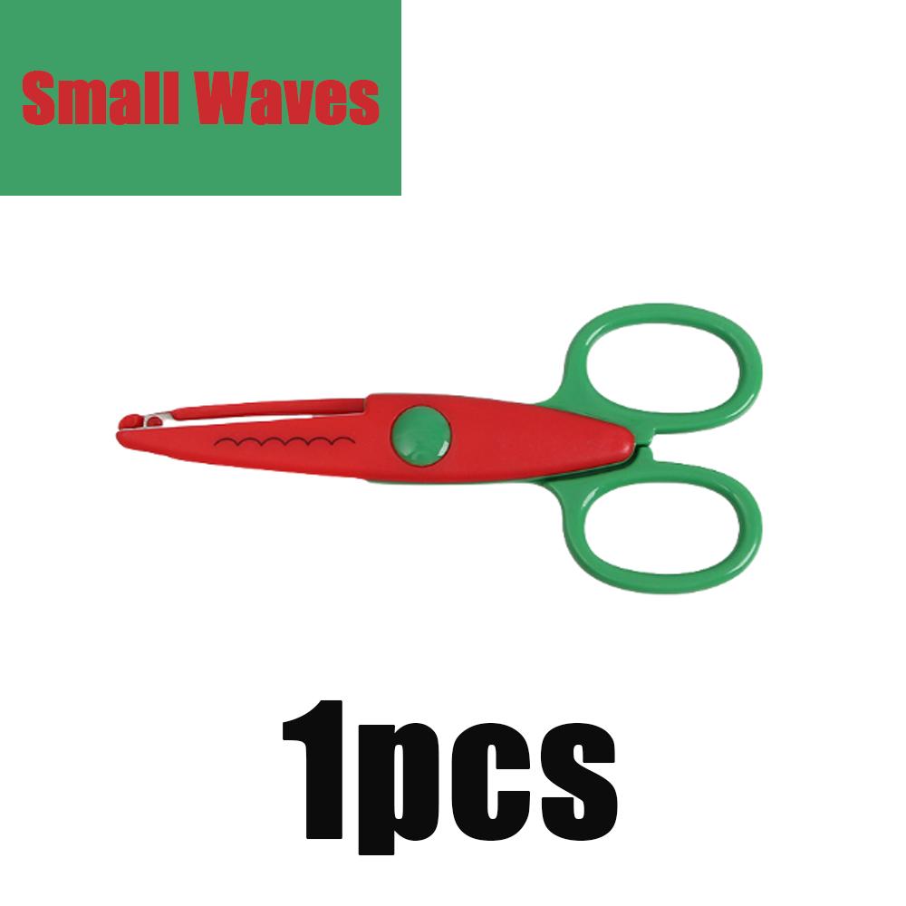 1/6pcs Student Diy Color Album Decorative Lace Secure Scissors Paper Cutter Kids Creative Diary Craft Tools For Gifts Supplies