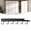 Under Cabinet Storage Rack Wardrobe Black Cup Organizer