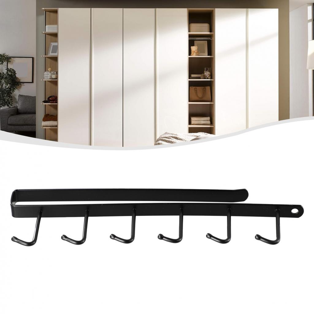 Under Cabinet Storage Rack Wardrobe Black Cup Organizer