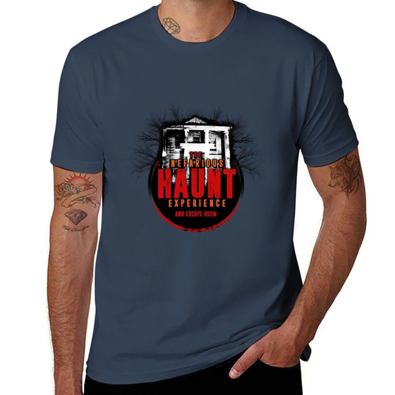 Haunt Logo Tshirt T Shirts Cotton 100 T Shirts For Unisex Graphic Funny Tshirt S