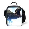 Dinosaur Print DIY Lunch Bag Office Workers School Kids - PVC Insulated Shoulder Cooler