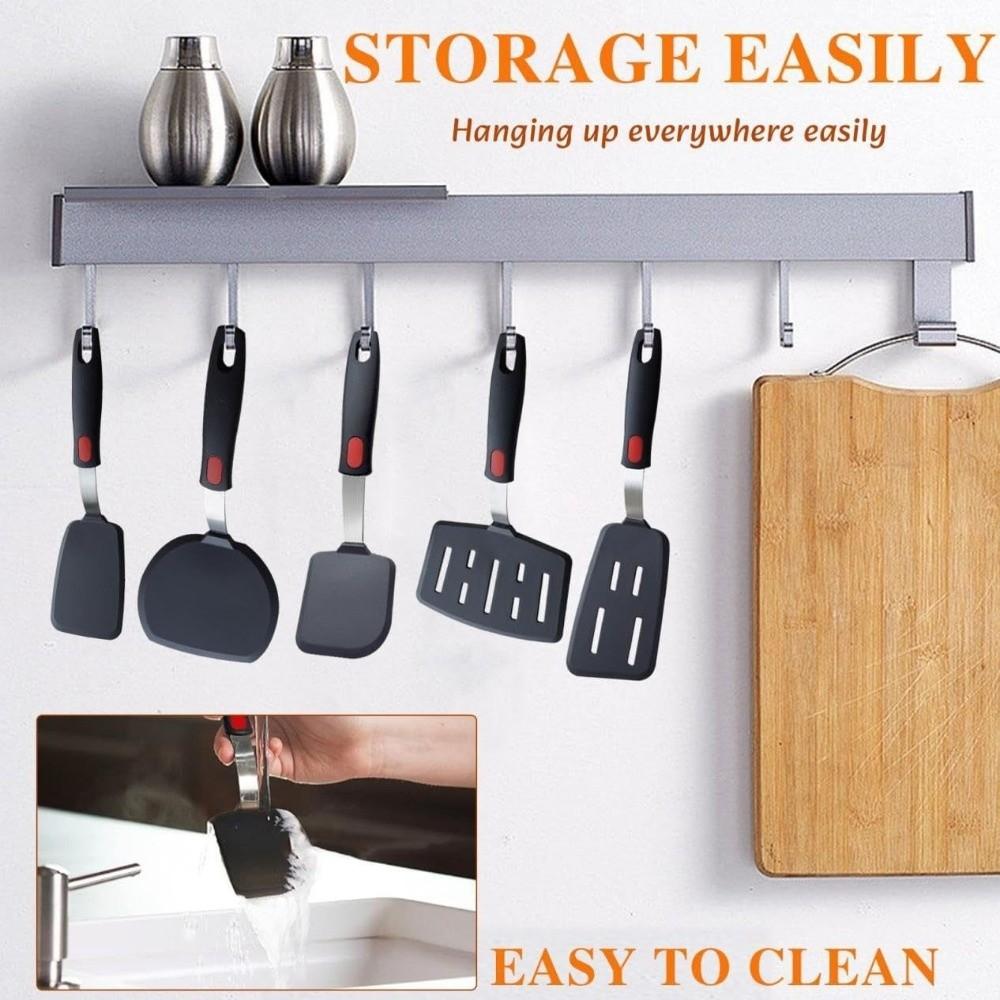 Dishwasher Safe Slotted Turner BPA Free Pancake Spatula Silicone Spatula Cooking