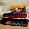 Motorcycle Racer Blanket for all seasons blanket lunch break throw gift