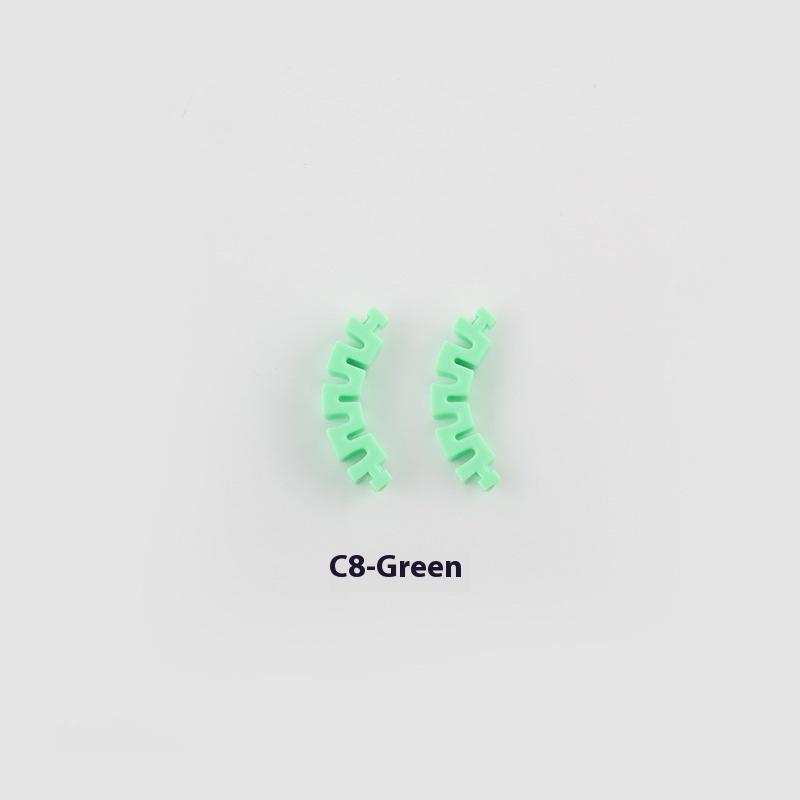 

Детские силиконовые дужки для очков, дужка для очков, противоскользящая защелкивающаяся сменная дужка для очков, силиконовые дужки для очков разных цветов зелёный