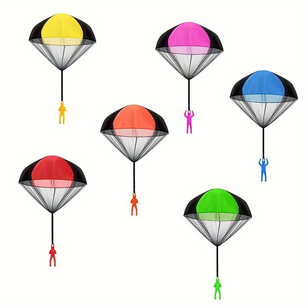 6pcs Parachute Toys For Kids - Tangle Free Flying Outdoor Parachute Men, Small Outside Toys, Boy & Girl Gift Throwing Toy