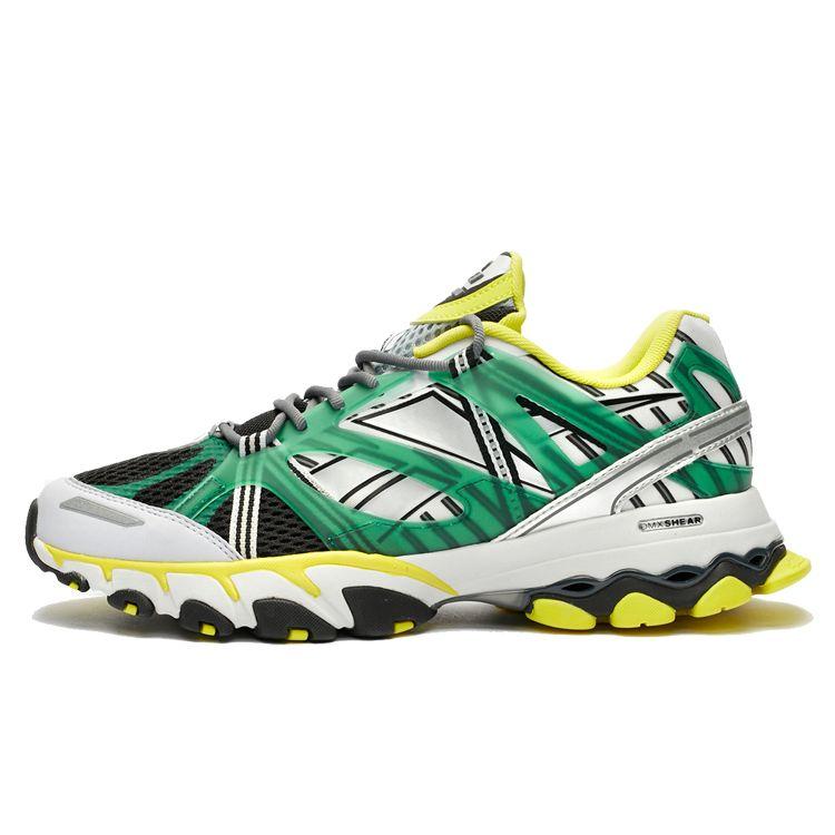 

Reebok DMX Trail Shadow Clover Green Мужские кроссовки White Black Hero-Yellow EF8595