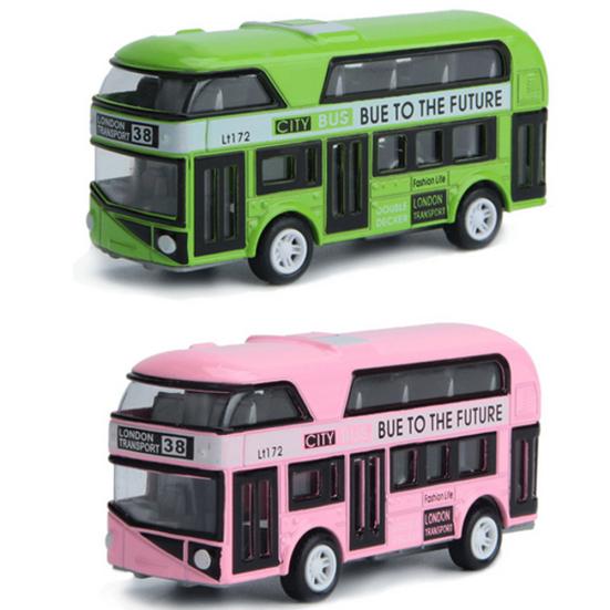 Simulation Alloy Car Model Mini Pull Back Bus Kids Children Educational Toy