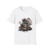 Patriotic Truck Tee, Unisex T-Shirt for Truck Lovers, Vintage American Flag,