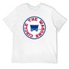 Circle The Wagons - Weißes T-Shirt individuelle Oberteile für Männer