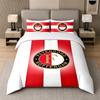 3Pcs Bedding SetFeyenoord Soft Bed Sheet and Two Pillowcases Home Bedroom Decor