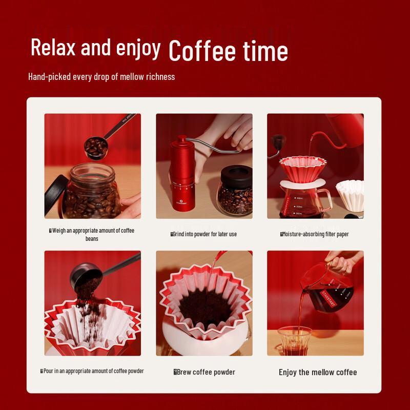 STAR-START Coffee Grinder & Hand-Pour Set