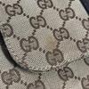GUCCI 114552 GG logo backpack Bag Backpack GGCanvas/Leather Beige/Dark brown