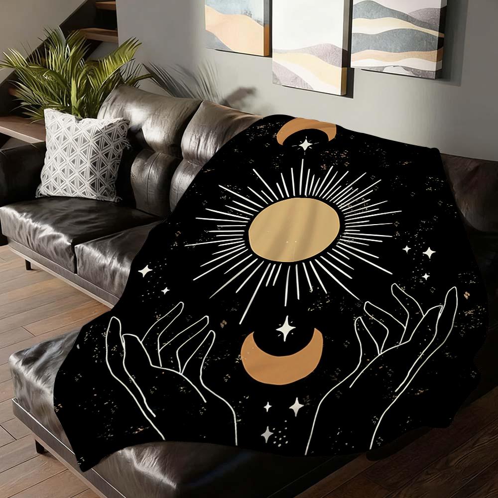 C Celestial H Hands A Art P Print Blanket Soft and Skin Friendly For Couch Bed Napping Bedspread All Seasons Comforter