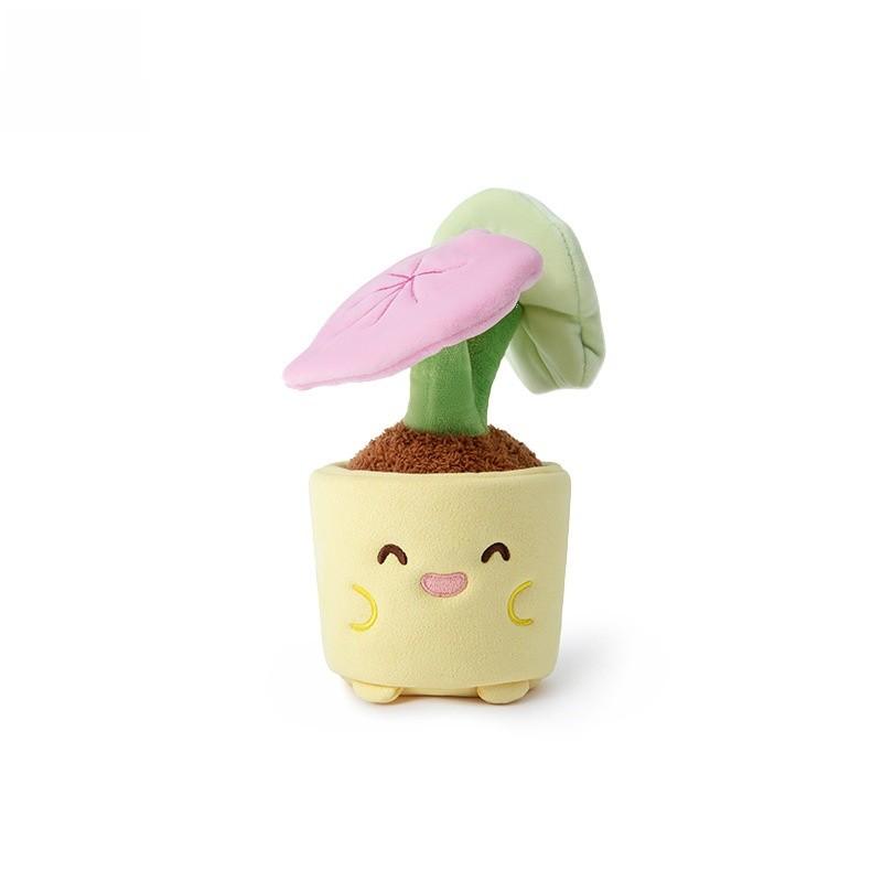 Toy Plush Short Mushroom Forest Plant Pot Lucky Grass Gift Girls Home Decoration