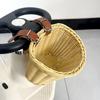 Retro Woven Front Riding Basket 7 Styles Walking Tool Storage Basket