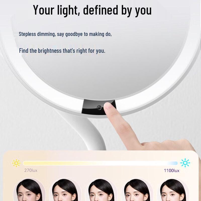 AMIRO LED Smart Makeup Mirror CN Plug (adapter Included)