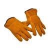Men Work Gloves Soft Cowhide Driver Hunting Driving Farm Garden Welding Security Protection Safety Mechanic Glove