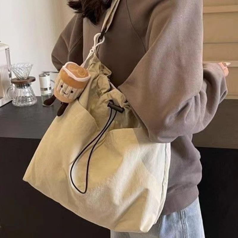 

Casual big bag women s new fashion cloth bag shoulder bag large capacity tote bag class commuter messenger bag