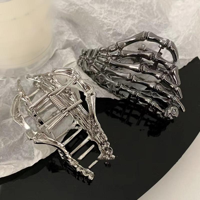 Bats Spiders Skeleton Hands Metal Hair Crab Halloween Hairpin Barrette Clamps Party Hair Accessories For Women Headwear
