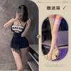 Sex underwear single shoulder tube top college style strap skirt pure desire sexy free suit