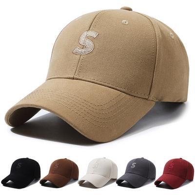 Großen Kopf Kappe Frühling Herbst Frauen Stickerei S Brief Baseball Kappe Männlich Sonnenschirm Kappe Sommer Pferdeschwanz Panama Kappe Sonnenblende hüte