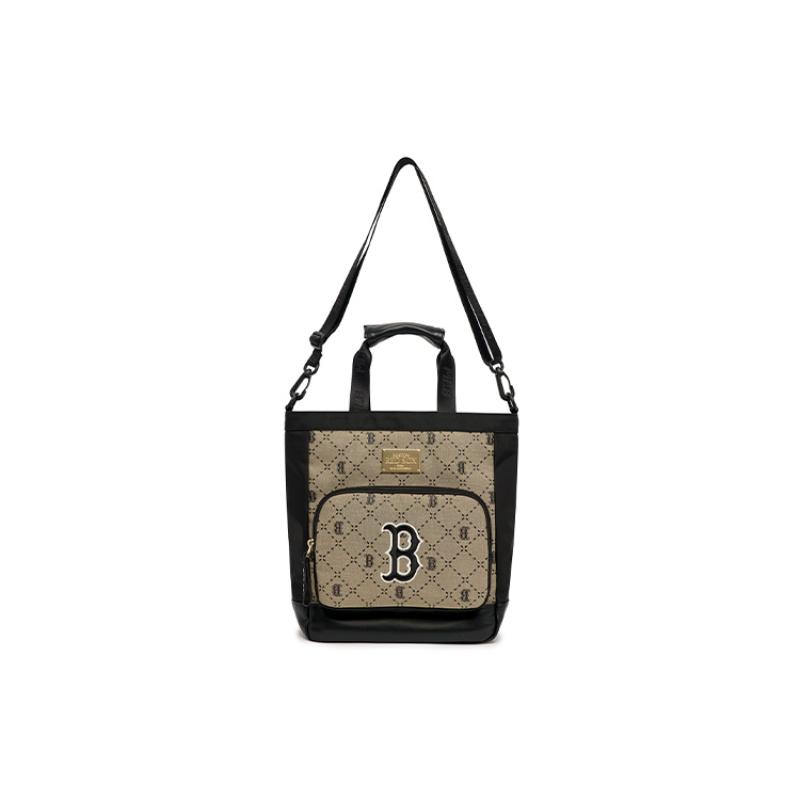 MLB Polyester Tote Bag, Shopping Bag, Shoulder Bag, Crossbody Bag, Handbag Regular Women's Umber Casual 7AUBMD13N-43BGD