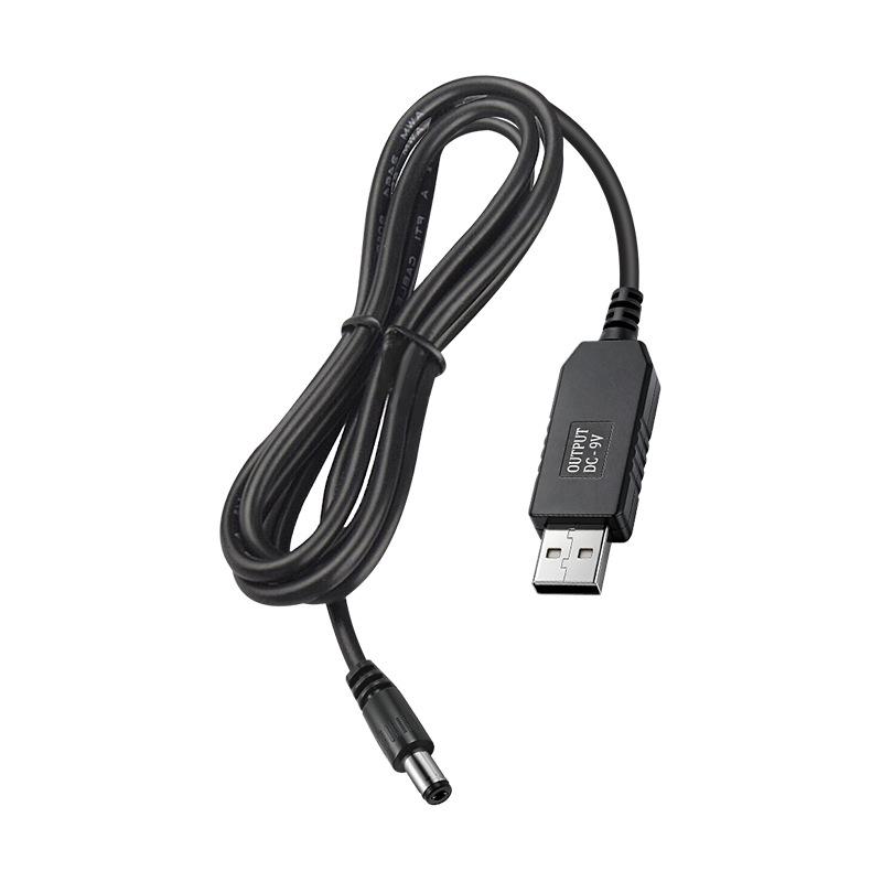 High Power USB to DC Step-Up Charging Cable: 5V to 8.4V/9V/12V/12.6V for Routers & Speakers.