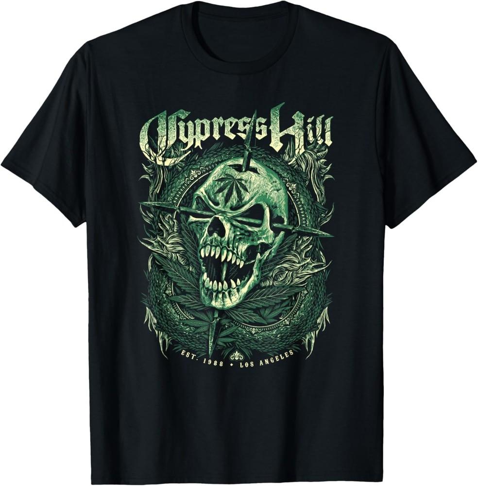Cypress Hill - Green Skull T-Shirt