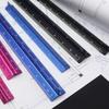 Architectural Scale Ruler, 12" 300mm Aluminum Architect Triangular Ruler for Architects, Students, Professional
