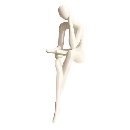 3D Printed Thinker Figurines Abstract Art Ornaments Minimalist Sculptures