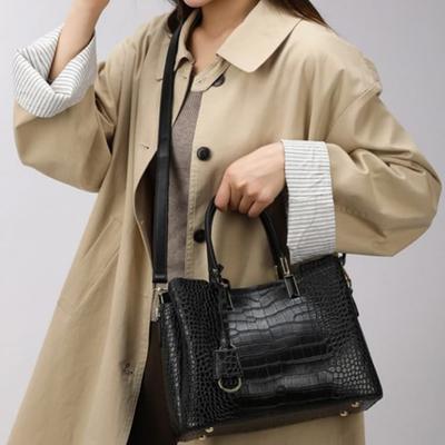 Crocodile Print Tote Bag Women's Shoulder Tote Bag