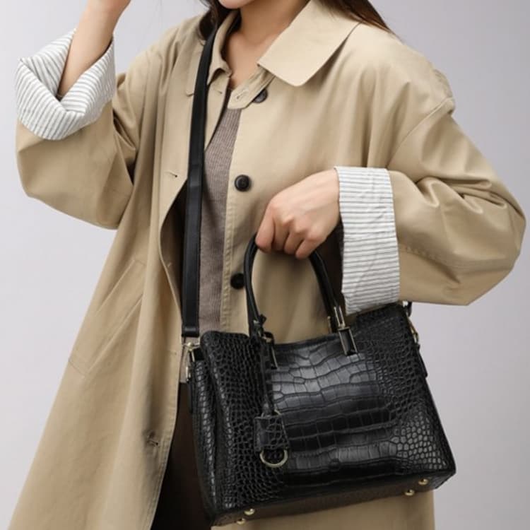 Crocodile Print Tote Bag Women's Shoulder Tote Bag