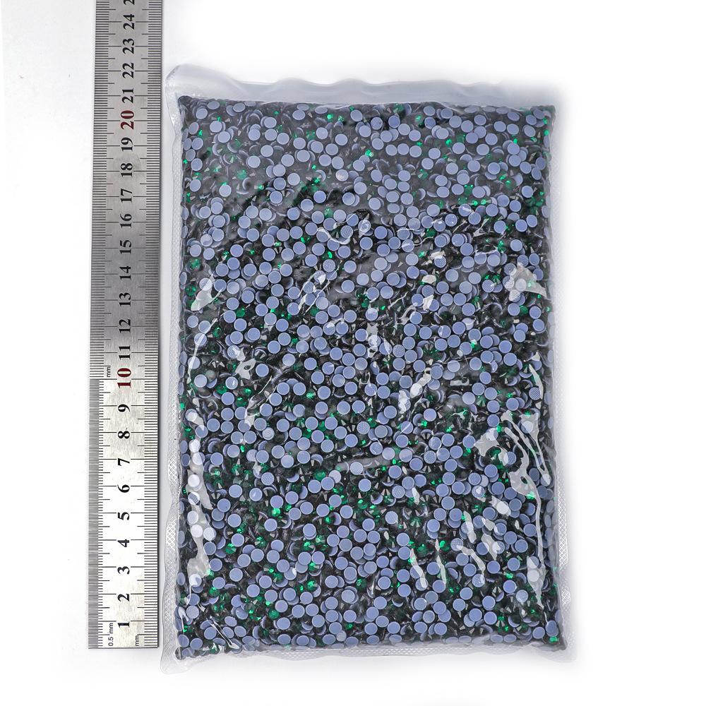 Weichen Imitation Austrian Hot Diamond Big Bag, Grid Glue Glass Rhinestone Hot Melt Glue Bottom Drill Clothing Accessories