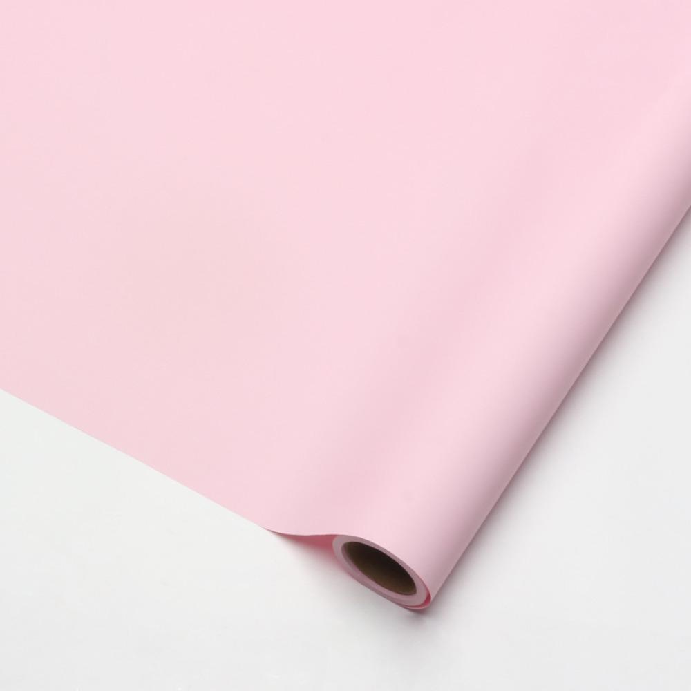 57cm*10m/Roll Flower Packaging Paper Waterproof Matte Flower Wrapping Paper Solid Color Vintage Printed