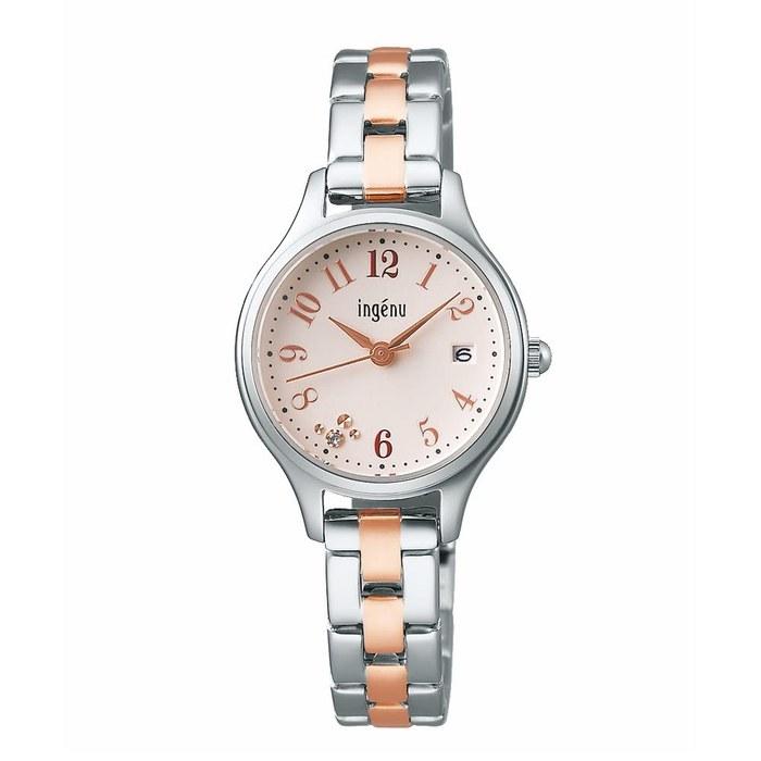 SEIKO Alba ingenu Happy Seven AHJK463 Women s Watch (Pink Dial, Metal Band)