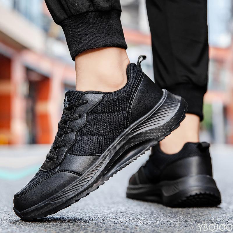 Jarní Podzimní pánská sportovní volnočasová obuv lehké podrážky prodyšná síťovina módní všestranná jednoduchá pohodlná obuv