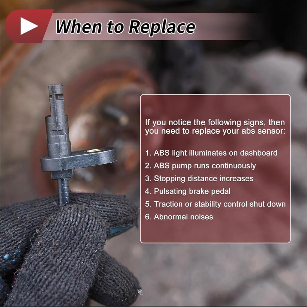 ABS Wheel Speed Sensor Front Right ABS Sensor Anti-Lock Braking System Sensor No.52027751/68280914A/51987028/53475747 for Jeep Compass 2017-2019