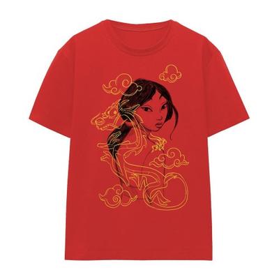 Womens/Ladies Breezy Mushu Illustration T-Shirt