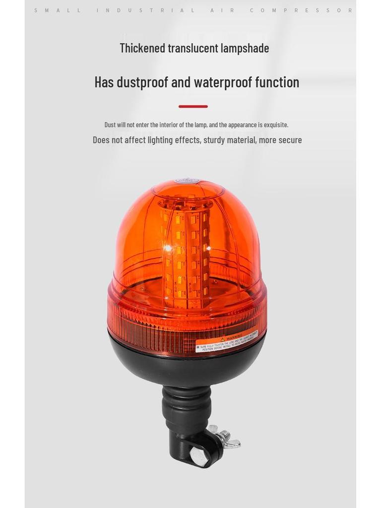 60W LED Strobe Light for Vehicles and Machinery (12-24V)