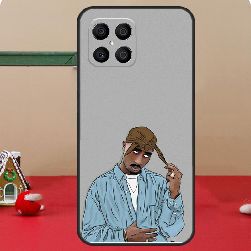 2Pac TuPac Shakur Case For Honor Magic 6 7 8 Pro Honor 400 200 70 90 Lite X8c X8b X9a X9b X9c X9d Win RT Cover