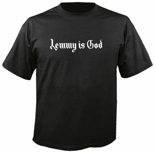 

Lemmy is God T shirt Tee Motörhead Ace of Spades Rock Music XL