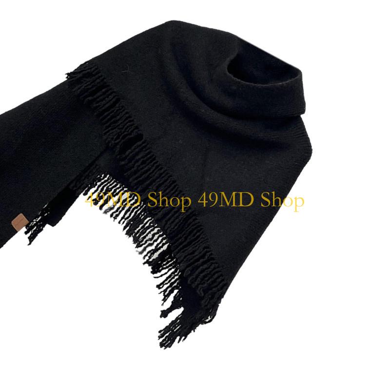 49MD Simple Styles Neckerchief Office Wear Scarf Travel Friendly Outdoor Scarf for Outdoor Adventures and Daily Use