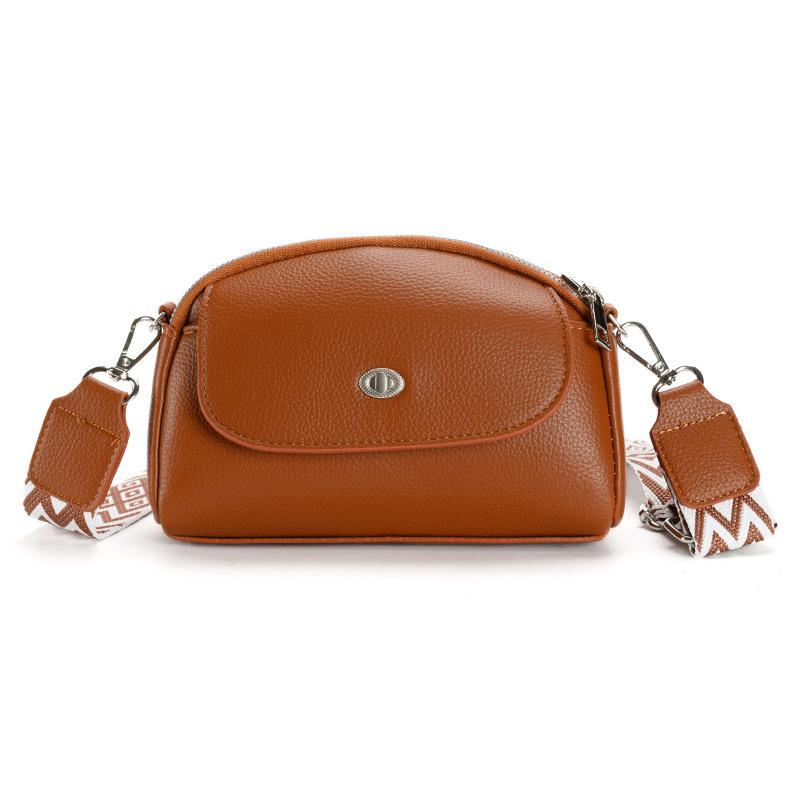 Shoulder Crossbody Dumpling Bag Zipper Stylish Versatile Wide Shoulder Straps Daily Casual Women's Cell Phone Bag