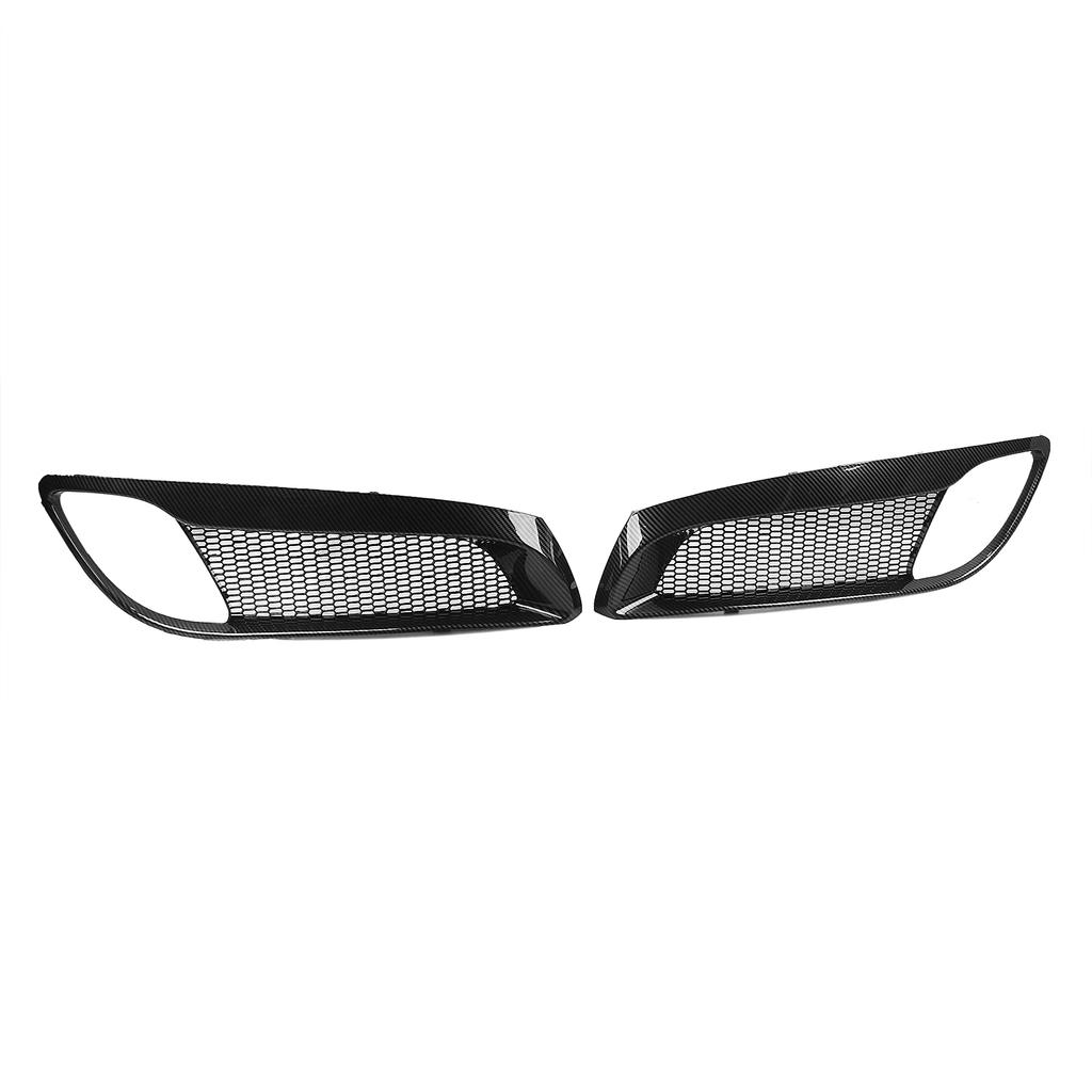 Per Hyundai Genesis Coupe 2008-2012 Nero Lucido/Opaco/Fibra di Carbonio Verniciato Presa d'Aria Laterale del Paraurti Anteriore Copertura Presa d'Aria Luce Fendinebbia