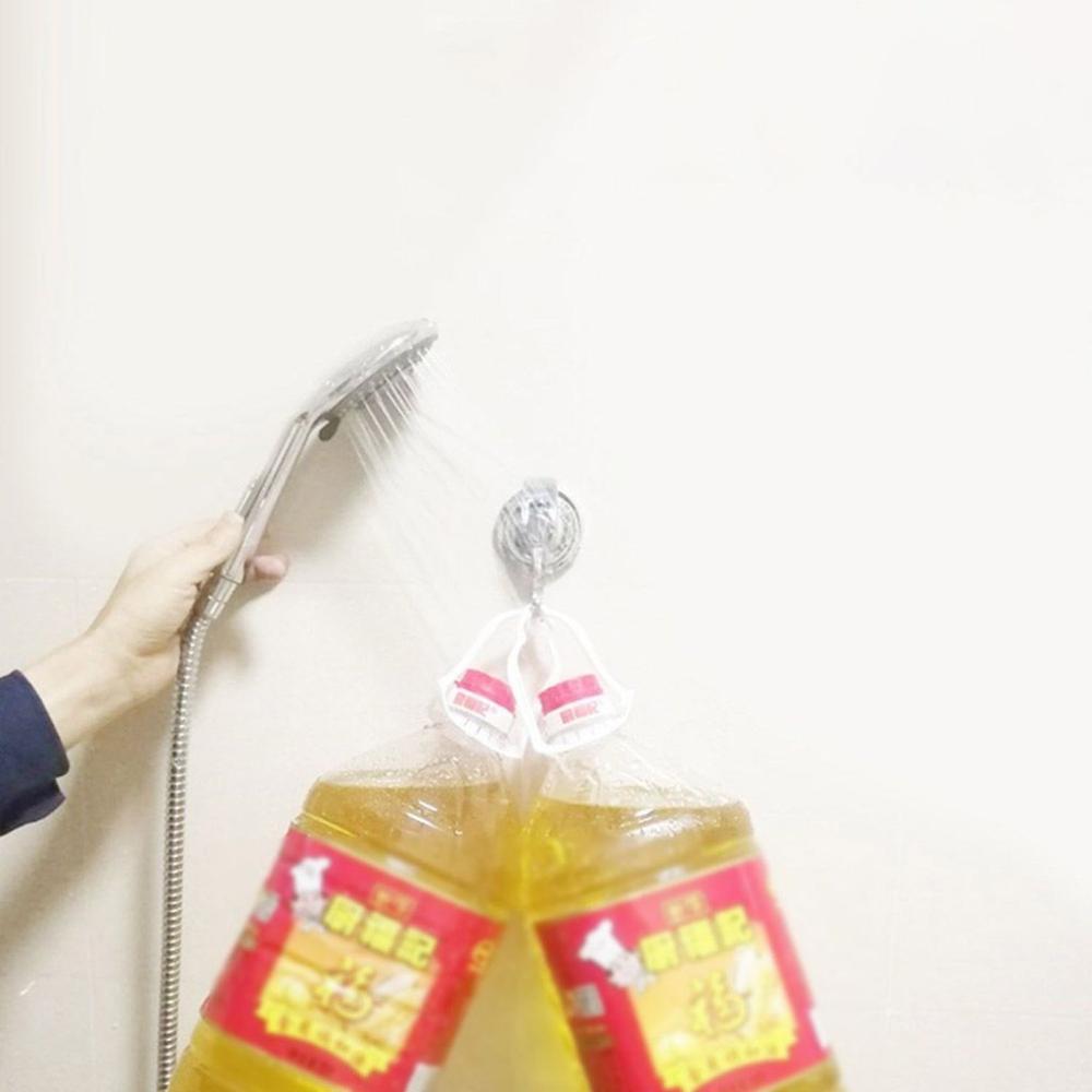 Easy To Install Punching Free Kitchen Hooks Suction Cup Hooks Bathroom Storage Wall Hanger