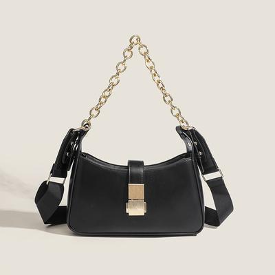 Textur Weibliche Tasche Herbst Französisch Unterarm Tasche Mode Nische Design Retro Kette Einzelnen Schulter Umhängetasche Weibliche