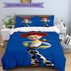 3pcs Toy Story Jessie Cowgirl Pattern Bedding Set, 1* Cover + 2*Pillowcases, Printed Bedding Set, Soft and Comfortable, Suitable for Bedroom D085